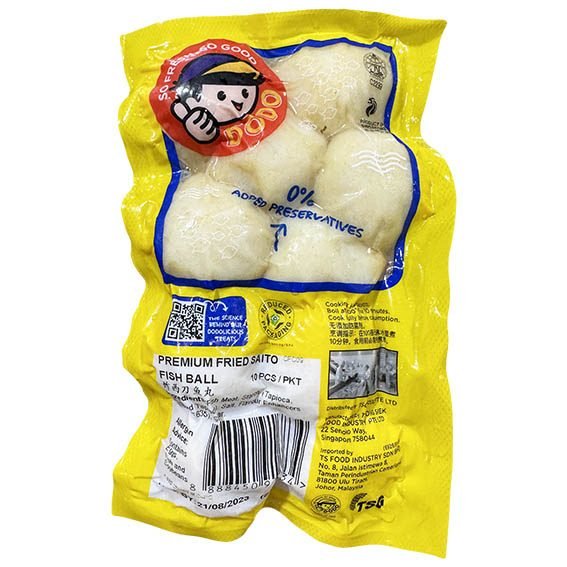 PREMIUM FRIED SAITO FISH BALL -10PIECES