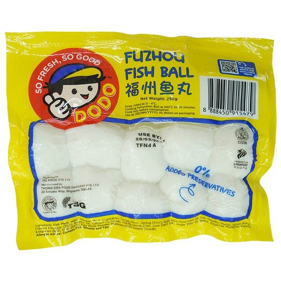 DODO FU ZHOU FISH BALL(CHILLED)-10PIECES