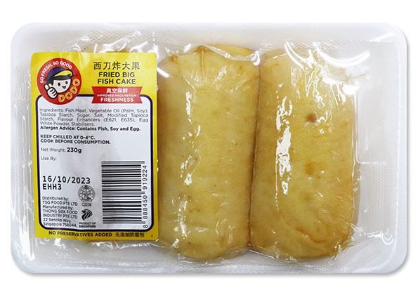 DODO FRESH-FRIED BIG FISH CAKE-3PIECES