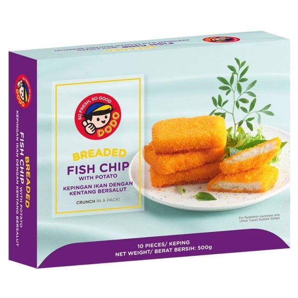 DODO BREADED FISH CHIP WITH POTATO-500G