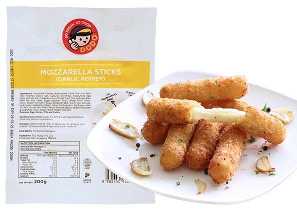 MOZZARELLA STICKS GARLIC PEPPER-200G